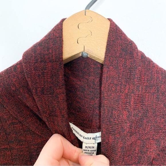 American Eagle Outfitters Long Sleeve Marled Open‎ Back Mini Dress Medium M - Picture 7 of 8